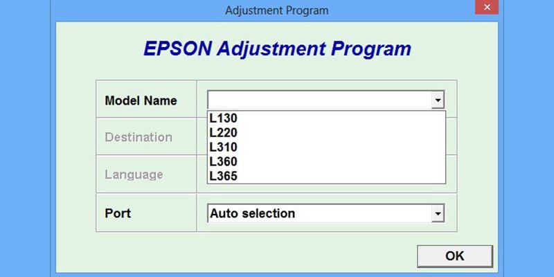 reset epson l220 software download